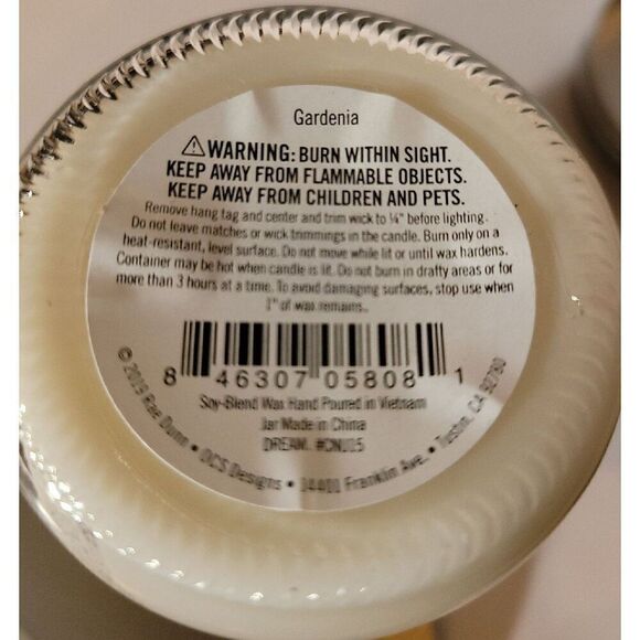 Rae Dunn 6.5 oz Mason Jar Candle DREAM - Picture 5 of 5